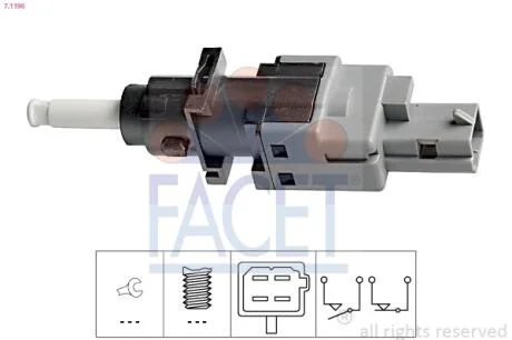 Датчик стоп-сигнала Citroen Jumper / Fiat Ducato / Peugeot Boxer (94-) Facet FACET 7.1196