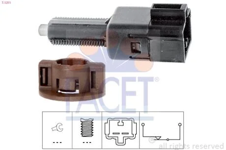 Датчик стоп-сигналу Citroen C1 / Peugeot 107 (05-) Facet FACET 7.1211