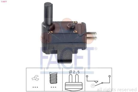 Датчик заднього ходу Mercedes Benz W124/126/140/201 80-> Facet FACET 7.6077