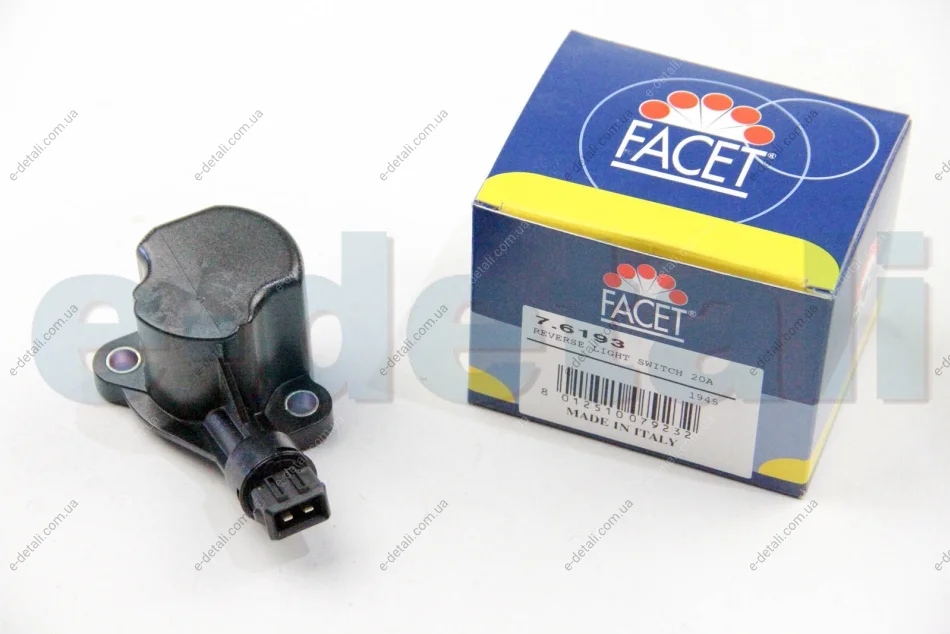 Датчик заднього ходу Skoda Octavia/ VW Bora/Caddy/Golf/Passat/Polo 1.4-2.9 88-07 FACET 7.6193 (фото 1)