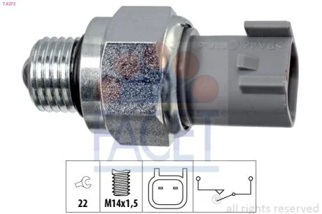 Перемикач заднього ходу автомобіля FACET 7.6272