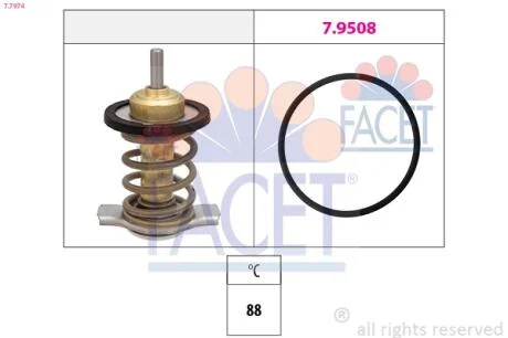 Термостат 2110 (вставка) инж универс 88С Facet FACET 7.7974