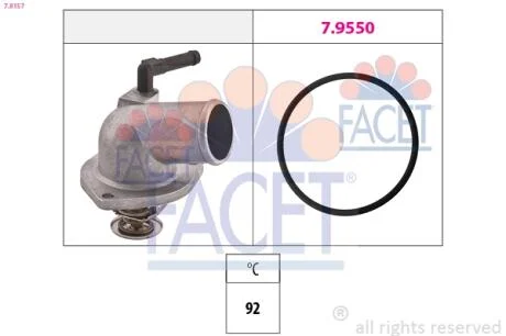 Термостат Opel Astra g 1.4 16v (98-05) FACET 7.8157