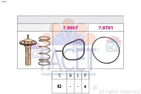 Термостат FACET 7.8961