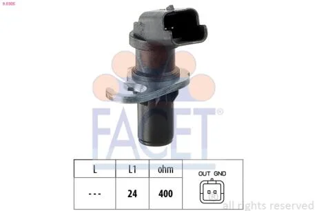 Датчик положення колінвала Citroen Berlingo / Peugeot Partner 1.6 i 00-> FACET 9.0305