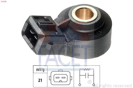 Датчик детонації Duster (15-)/Megane IV (15-) 1.6 16V Facet FACET 93143