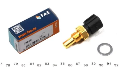 Датчик температури охолоджуючої рідини MB Sprinter/VW LT 2.3 -06 (4 конт.) (M14x1.5) FAE 33860