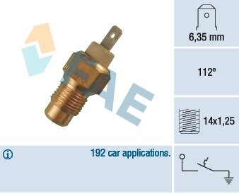 Датчик темпер. охолодж.рідини FAE 35180