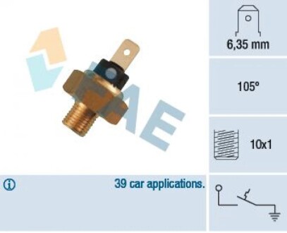 Датчик температури охолоджуючої рідини FAE 35820