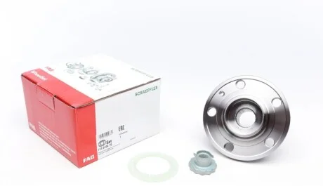 Подшипник ступицы (передней) Skoda Fabia 99-/VW Polo 01- (+ABS) FAG 713 6104 70