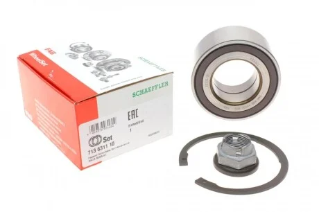 Подшипник ступицы (передней) Renault Megane III 08- (+ABS) FAG 713631110