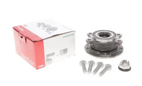 Подшипник ступицы (передней) Renault Kadjar 15-/Nissan Qashqai 13- (+ABS) FAG 713 6332 50