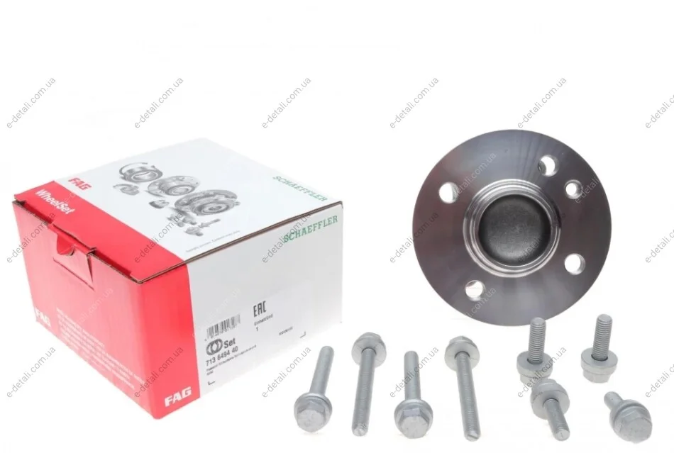 Подшипник ступицы (задней) Mini Cooper 01-06 FAG 713 6494 40 (фото 1)