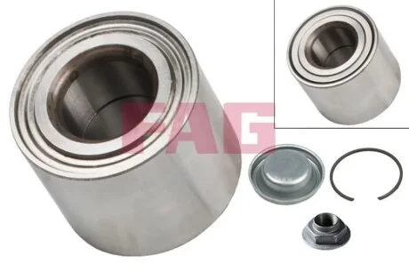 Подшипник ступицы (задней) Citroen C3/C4/Peugeot 208 1.0-1.6D 09- FAG 713 6506 10