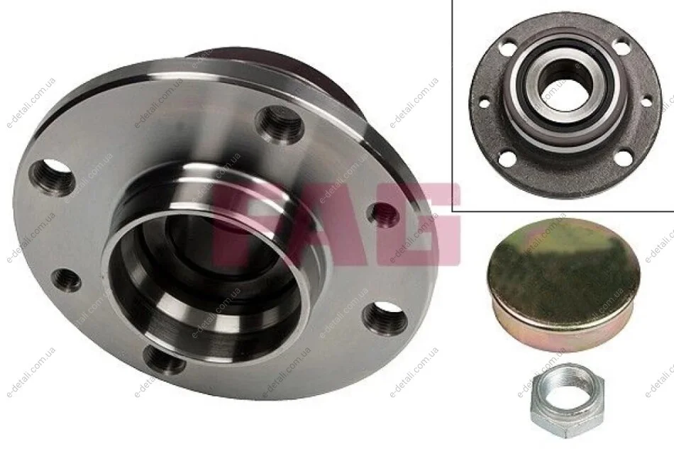 Підшипник маточини (задньої) Fiat Stilo 03-08 FAG 713 6909 20 (фото 1)
