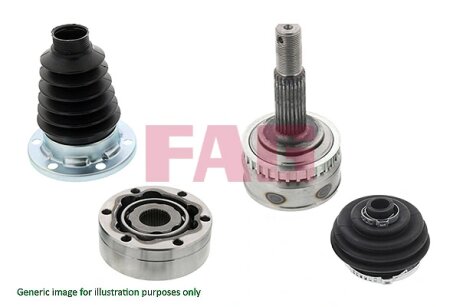 ШРКШ зовнішній к-кт з ABS 25/25 зуб. Alfa Romeo 92-05, Fiat 87-01, Lancia 89-99 FAG 771 0037 30