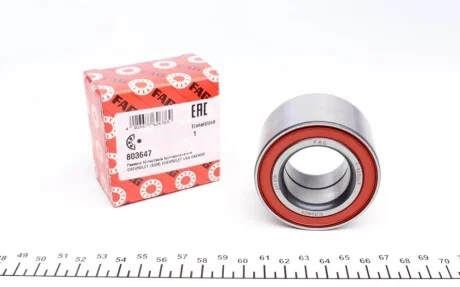 Подшипник ступицы (передней) Opel Kadett 1.3-1.4 /Astra 92-98/Vectra 1.4-1.6 FAG 803647
