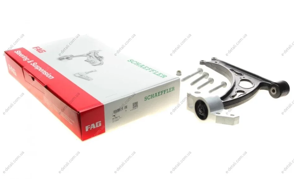 Важіль підвіски (передній/знизу) (L) Audi A3/Skoda Octavia/SuperB/VW Caddy III/Golf V/VI 03- FAG 821 0563 10 (фото 1)