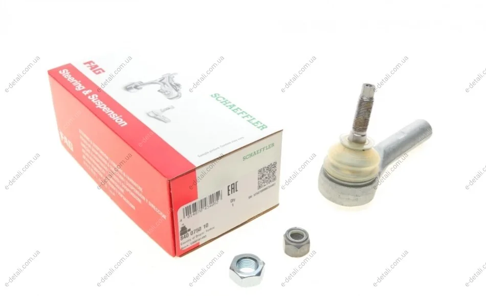 Наконечник тяги рулевой Chrysler Voyager/Dodge Caravan 95-01 FAG 840 0750 10 (фото 1)