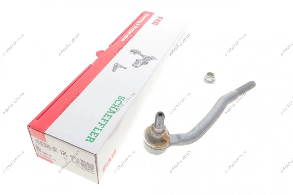 Наконечник тяги рулевой (R) Opel Omega A 86-94/Senator B 87-93 FAG 840080010 (фото 1)