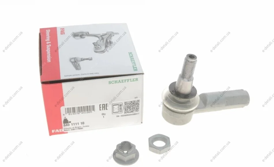 Наконечник тяги рулевой MB Sprinter (906-907)/VW Crafter 06- FAG 840 1111 10 (фото 1)
