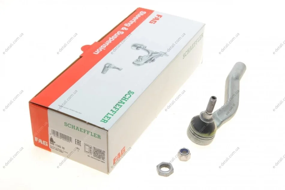 Наконечник тяги рулевой (R) Renault Clio/Captur/Zoe 12- FAG 840 1145 10 (фото 1)