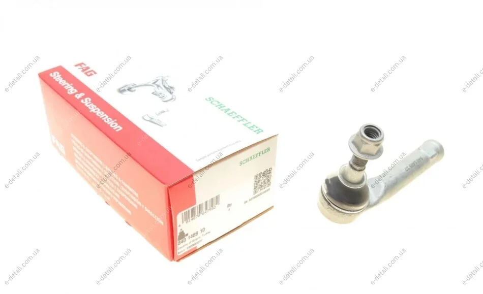 Наконечник тяги рулевой (R) Ford Fiesta VII 17- FAG 840 1489 10 (фото 1)