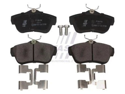 Колодки гальмівні зад. Fiat Scudo/Peugeot Expert/Citroen Jumpy 1.6/2.0 MJTD (07-) без датчика Fast FAST FT29154