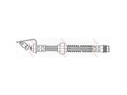 Тормозной Шланг Перед L/R 565mm FAST FT35158