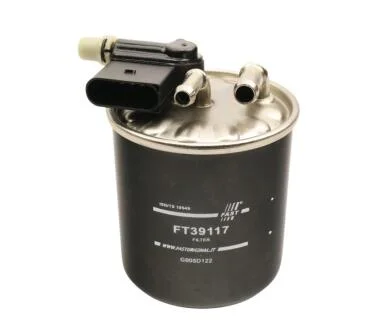 Фільтр паливний 2.2CDI 16V,3.0CDI 24V MERCEDES-BENZ Sprinter 906 06-18, Vito W639 03-14, A-Class W176 12-18, Sprinter 907-910 18-, G-Class W463 90-18, GL X164 06-12, ML W164 05-11, GLA X156 13-20, CLA 13-19, B-Class W242-246 11-18; INFINITI Q30 16-19 FAST FT39117