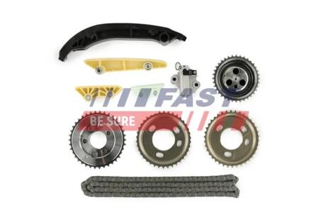 Комплект цепи ГРМ Ford Transit (06-) 2.2d FAST FT41912