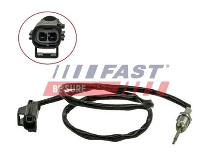 Датчик температури вихлопних газів) Transit 2.2 HDI (12-) Fast FAST FT80224