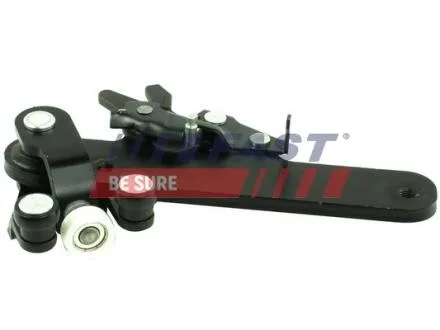 Ролик боковой двери нижний лев с кронштейном с фиксатором Fiat Doblo (09-) Fast FAST FT95595