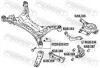Болт с эксцентриком ремкомплект FEBEST 0229020KIT (фото 2)