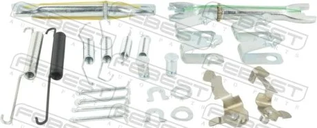 Монтажний комплект барабанних колодок FEBEST 0304CIVRKIT