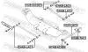 Болт с эксцентриком CHEVROLET Lacetti, Nubira (96966756) (выр-во Febest) FEBEST 1029-003-KIT (фото 2)
