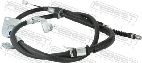 Трос ручного гальма лівий FEBEST 12100D7LH