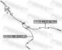 Трос ручного тормоза левый FEBEST 14100REXDISCLH (фото 2)