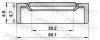 САЛЬНИК OPEL ZAFIRA 38.2X65.1X6.7X8.9 (вир-во) FEBEST 95GCW-40650709R (фото 2)