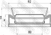 Сальник 35.5x61.2x9x18 X-TRAIL/DUSTER 1.5-2.0 08- FEBEST 95HEY-37610918X (фото 2)