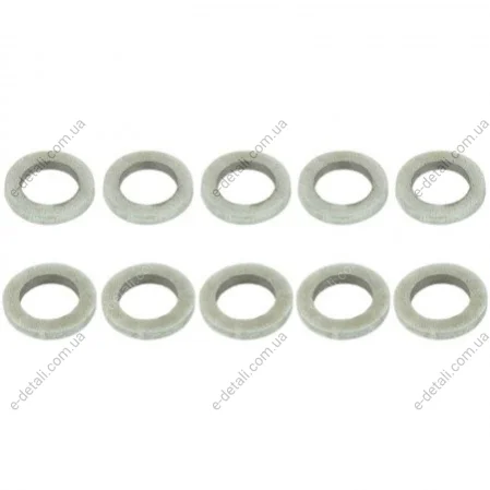 Уплотнительное кольцо форсунки впрыска топлива (10 шт. в упаковке) FEBEST RINGFL036PCS10 (фото 1)