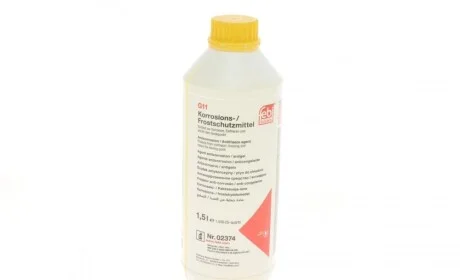 Антифриз-концентрат G11, 1.5л. жовтий FEBI BILSTEIN 02374
