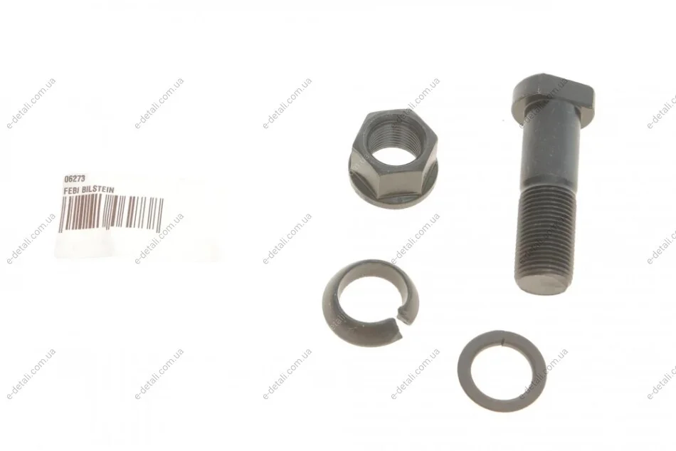 Болт колеса (з круглою головкою)+гайка+шайби FEBI BILSTEIN 06273 (фото 1)