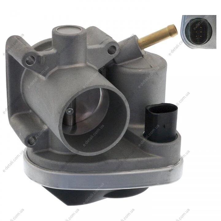 FEBI VW патрубок дросельної заслонки Audi A2,Bora,Golf IV,V,Polo,Skoda Fabia I,Octavia I,II 1.2/1.4 FEBI BILSTEIN 100768 (фото 1)