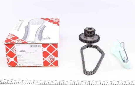 Комплект ланцюга насосу масляного Skoda Octavia/Superb/VW Golf/Jetta/Passat/Tiguan 1.8--2.0H 04- (z=60) FEBI BILSTEIN 102740