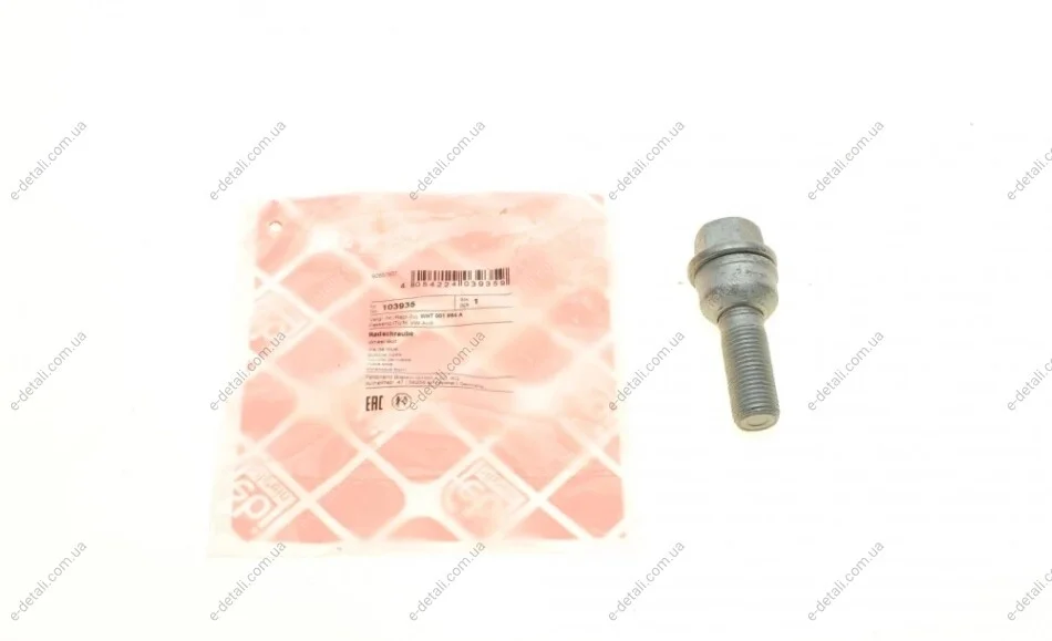 Болт колеса VW Amarok/Crafter/T5/T6 09- (M14x1.5) FEBI BILSTEIN 103935 (фото 1)
