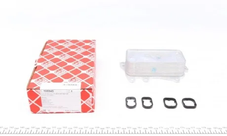 Радиатор масляный BMW 1 (F20)/3 (F30)/5 (F11)/ X3 (F25) 07-18 (теплообменник) FEBI BILSTEIN 105945