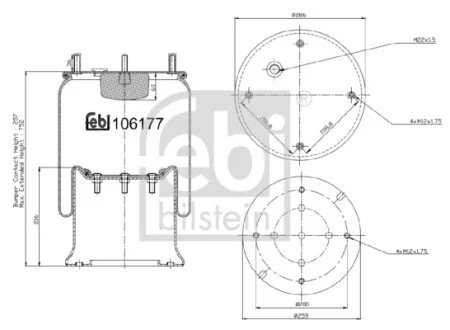 Подушка амортизуюча FEBI BILSTEIN 106177