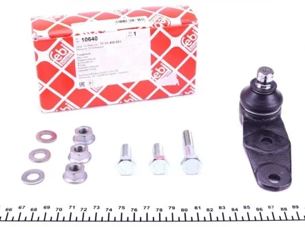 Опора шаровая (передняя/снизу) Renault Kangoo 97- (болт 12mm) FEBI BILSTEIN 10640