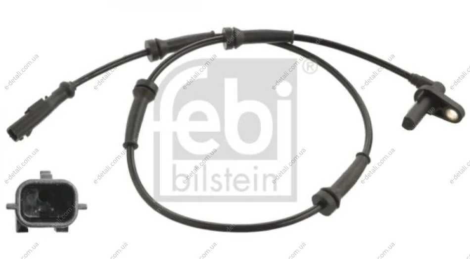 Датчик ABS (задний) Dacia Duster 1.2-1.6 16V/1.5 dCi 10- (4x4) (L=750mm) FEBI BILSTEIN 106852 (фото 1)